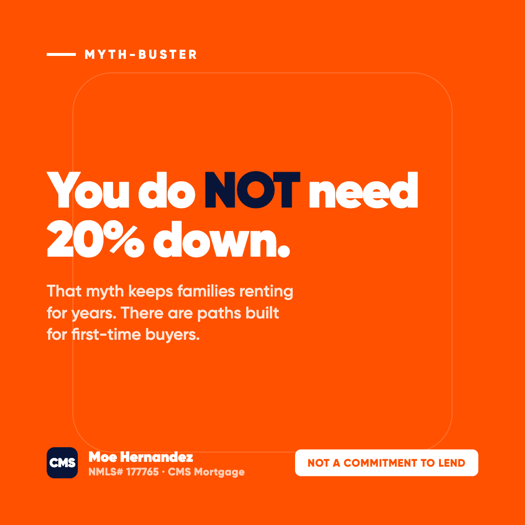 You don't need 20% down