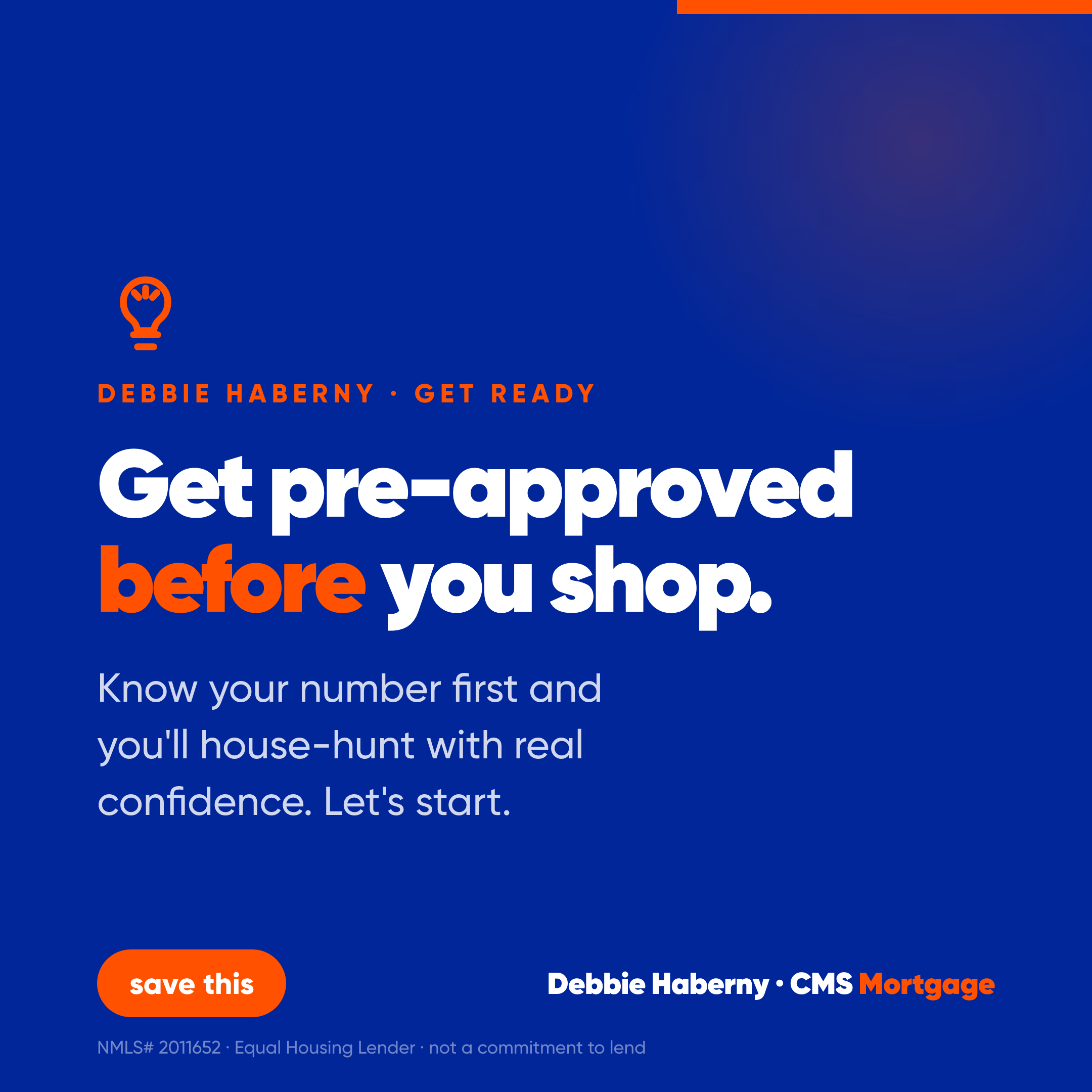 Get pre-approved before you shop