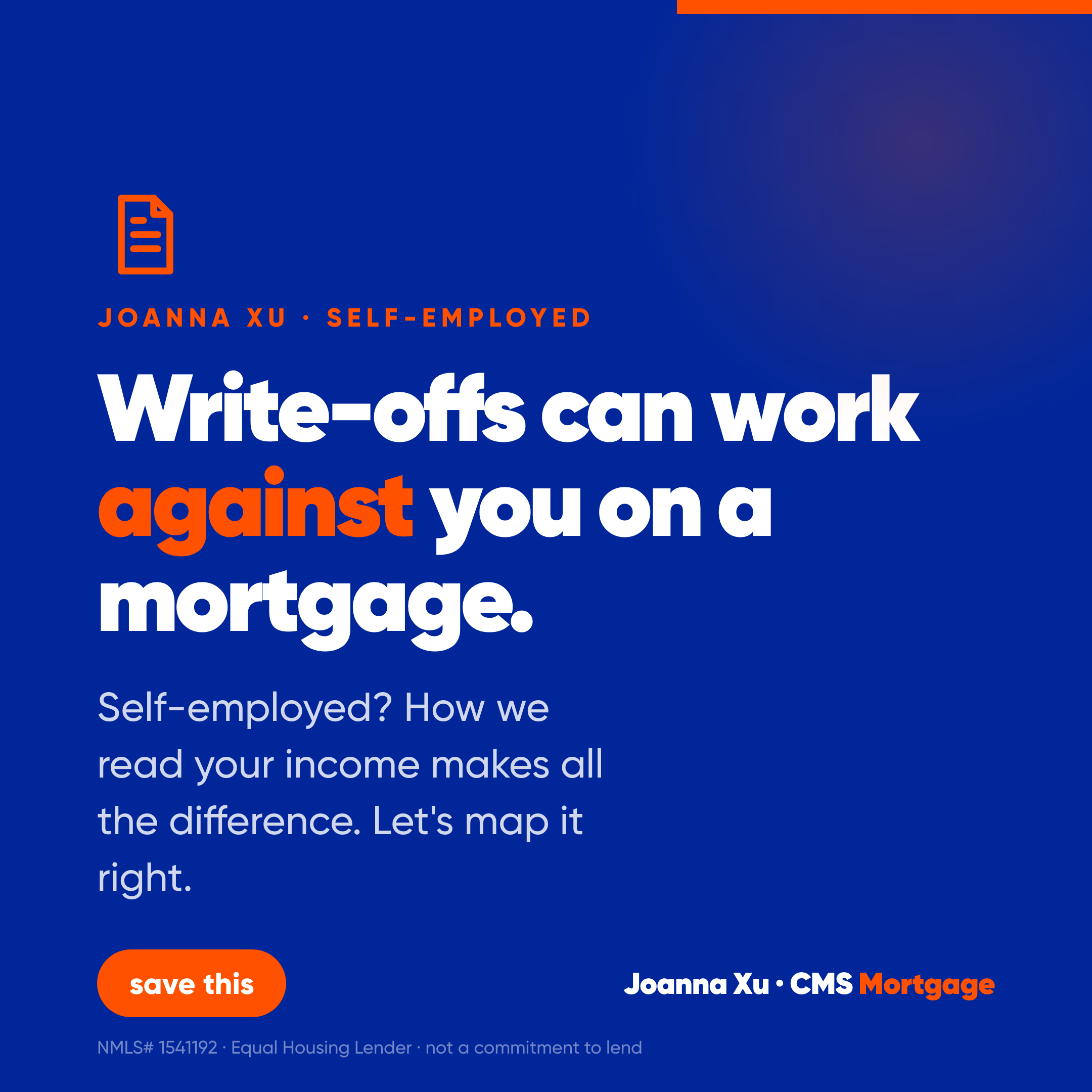 Self-employed graphic