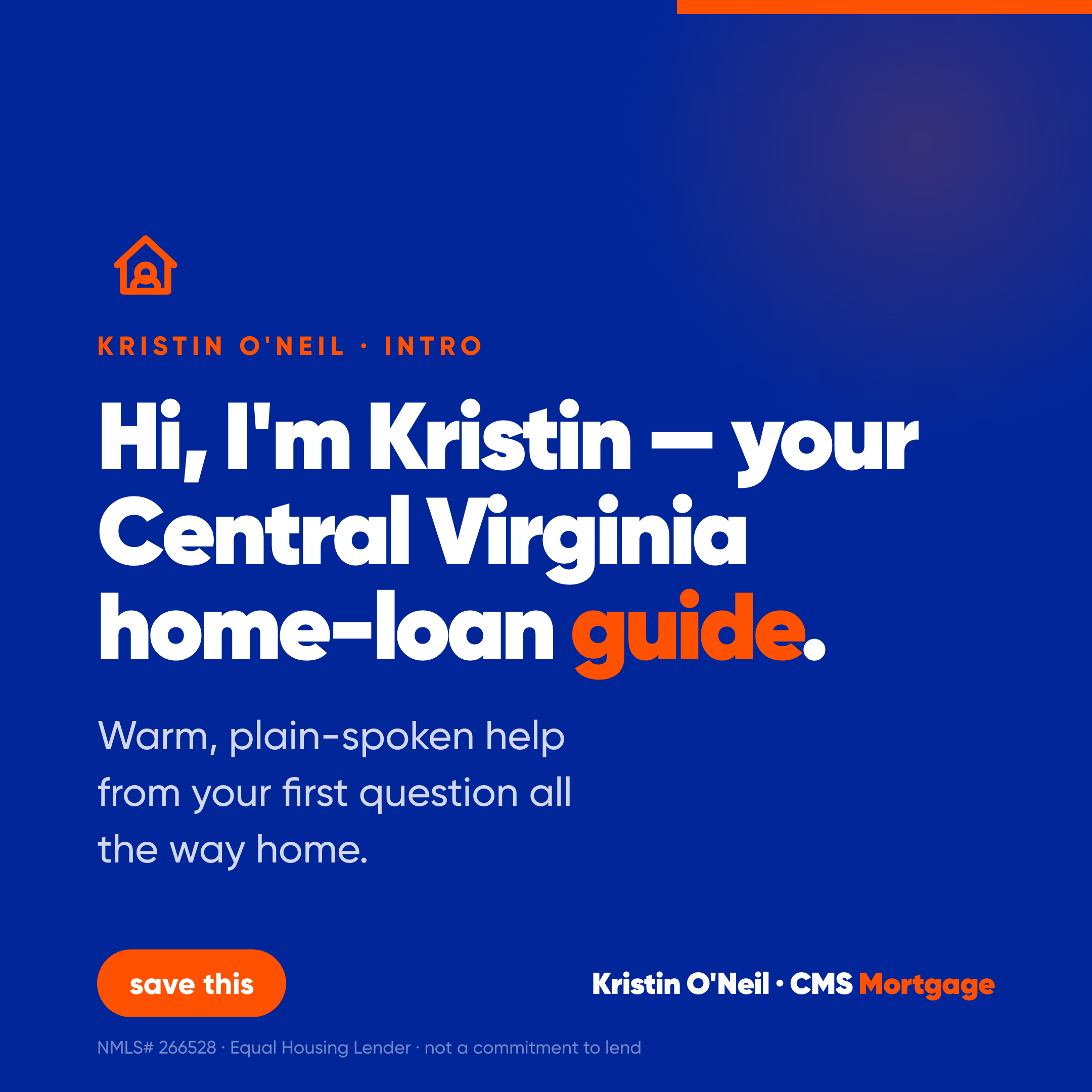 Hi, I'm Kristin — reintroduce graphic