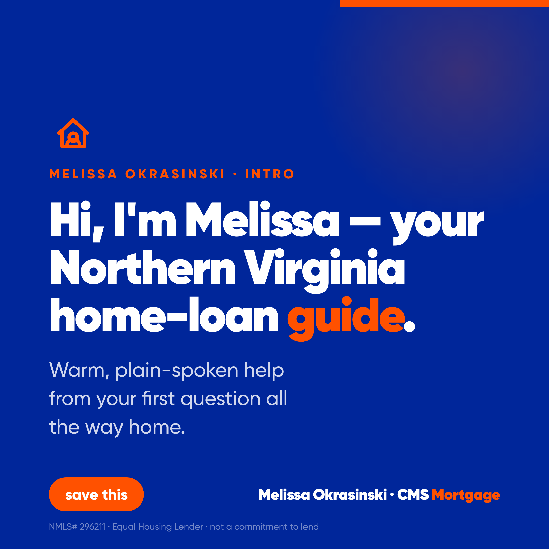 Hi, I'm Melissa — reintroduce graphic